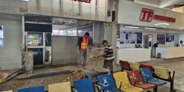 Remodelación central de autobuses