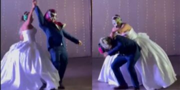 Noticia viral de pareja mexicana lucha libre