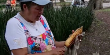 TikToker uruguayo hizo viral el precio de un elote en Ciudad de México