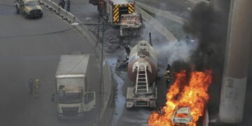 camión de Gas explota en Ciudad de México
