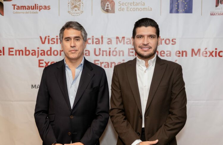 Reunión histórica entre Beto Granados y el Embajador de la Unión Europea fortalece a Matamoros