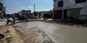 Cumple COMAPA SUR con la reposición de pavimentos tras obras hidrosanitarias