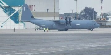 El Gabinete de Seguridad aclara la presencia de un avión Hércules C-130 en el Aeropuerto de Toluca
