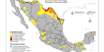 La sequía en el norte de Tamaulipas compromete la producción de los distritos de riego 025 y 026