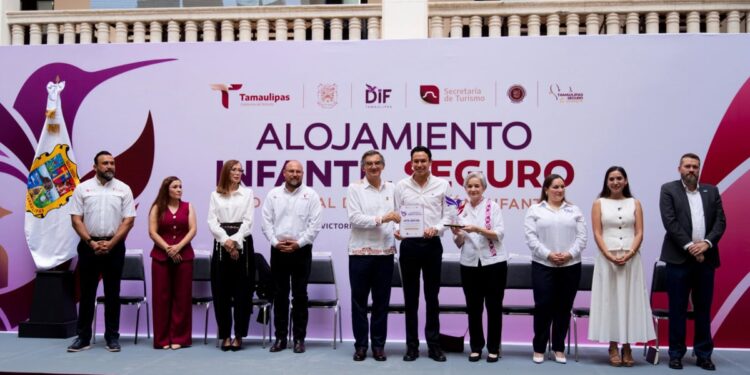 Américo Villarreal lanza Alojamiento Infantil Seguro en Tamaulipas
