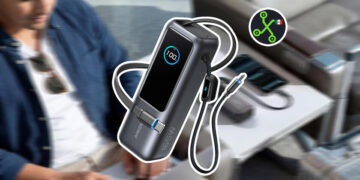 Power Bank de 25,000 mAh ideal para viajeros en home office
