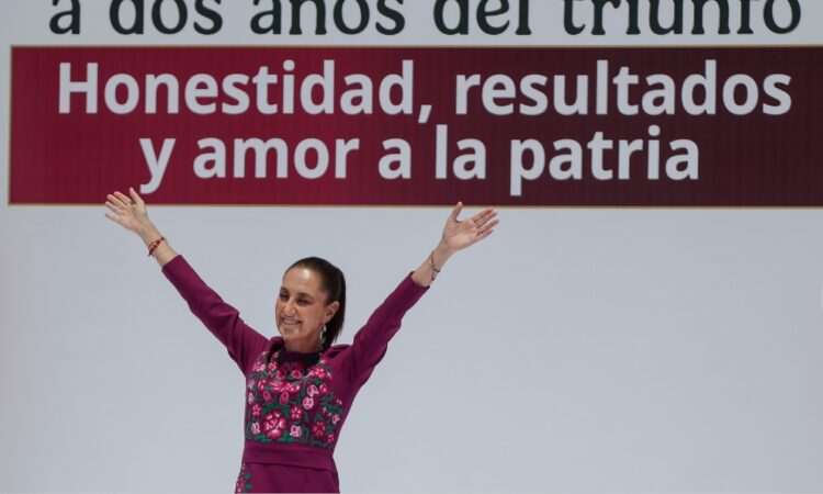 Claudia Sheinbaum celebra dos años de su triunfo electoral