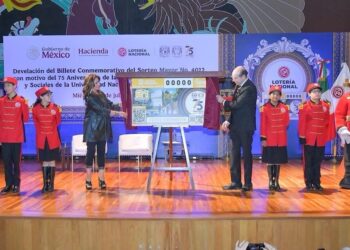 Lotería Nacional lanza billete conmemorativo por 75 años de la FCPyS